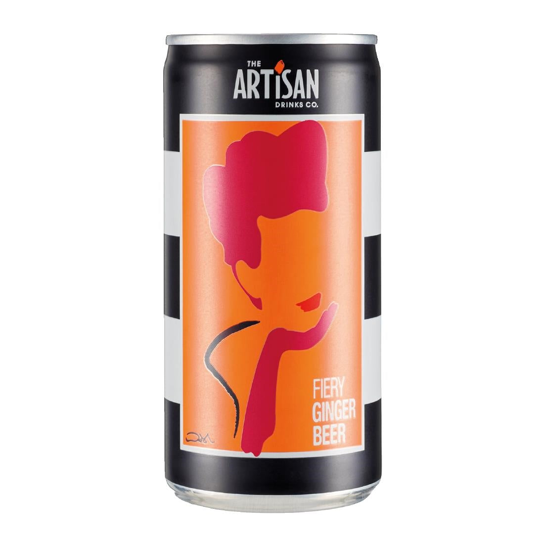 Artisan Drinks Fiery Ginger Beer Cans 200ml (Pack of 24) - KA423 The Artisan Drinks Co
