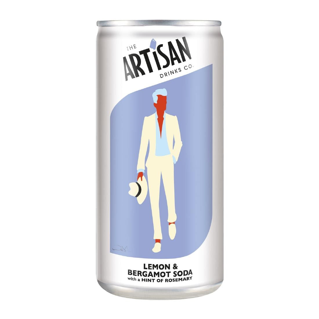 Artisan Drinks Cloudy Lemon & Bergamot Soda Cans 250ml (Pack of 12) - KA429 The Artisan Drinks Co