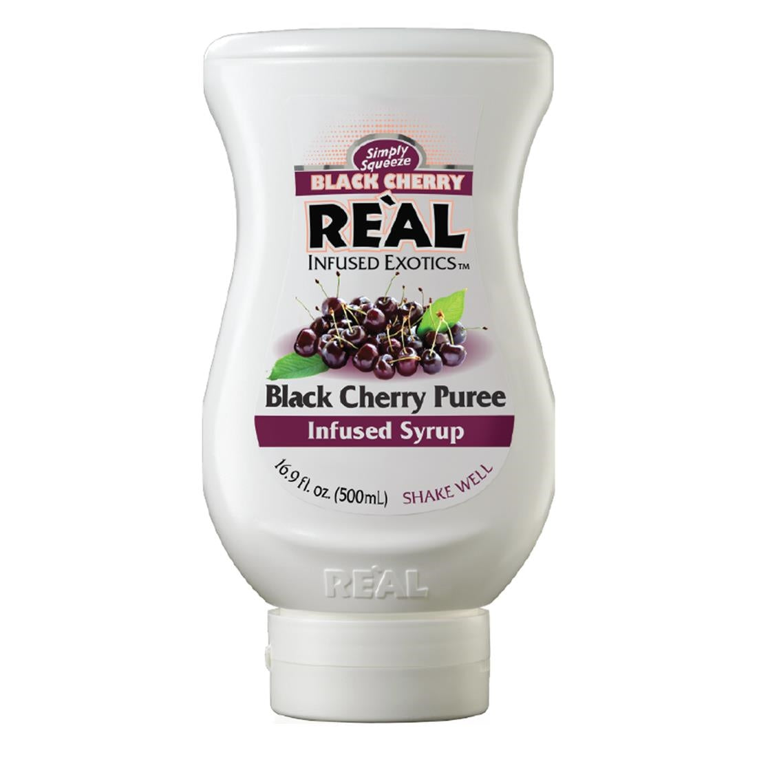 Re'al Black Cherry Puree Infused Syrup 500ml - KA475 Re'al