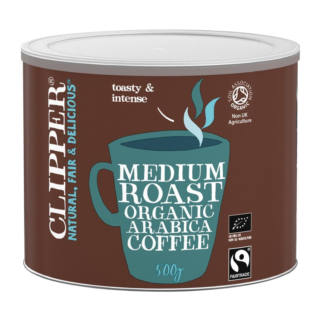 Clipper Fairtrade Organic Arabica Coffee 500g - KA507 Clipper
