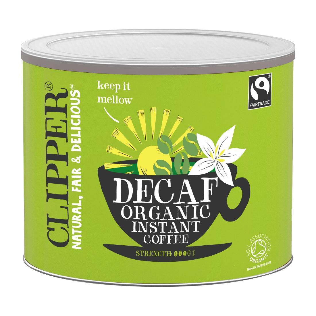 Clipper Fairtrade Organic Decaf Coffee 500g - KA508 Clipper