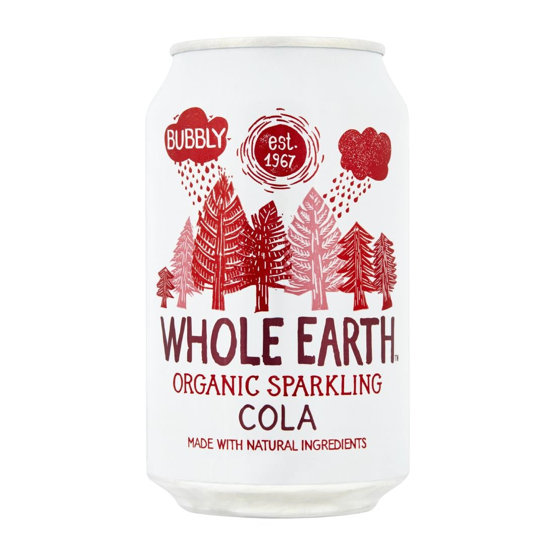 Whole Earth Organic Sparkling Cola Drink 330ml (Pack of 24) - KA520 Whole Earth