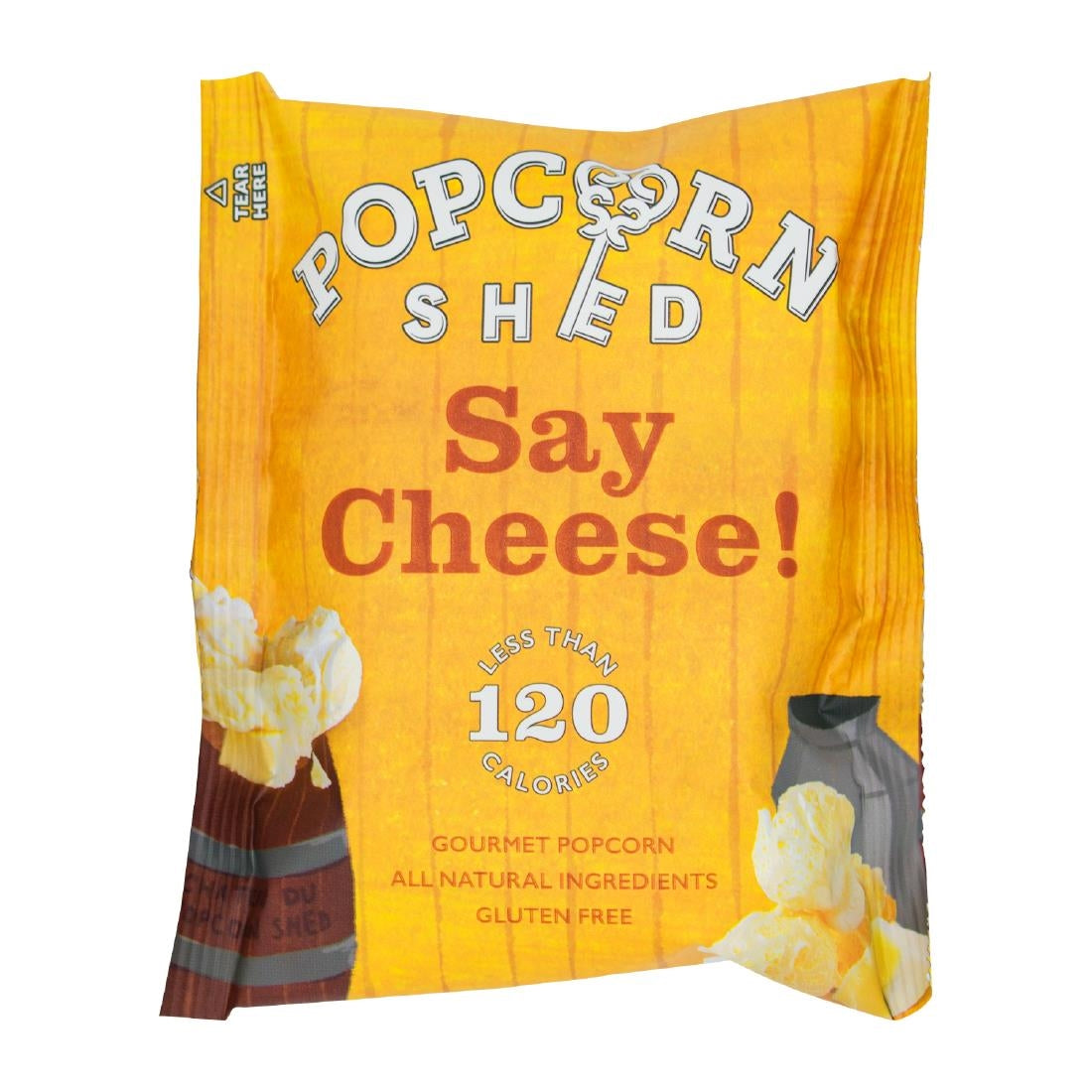 Popcorn Shed Say Cheese! Popcorn Snack Pack 16g (Pack of 16) - KA536 Popcorn Shed