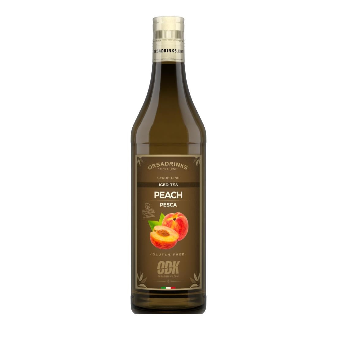 ODK Peach Iced Tea Syrup 750ml - KA589 ODK