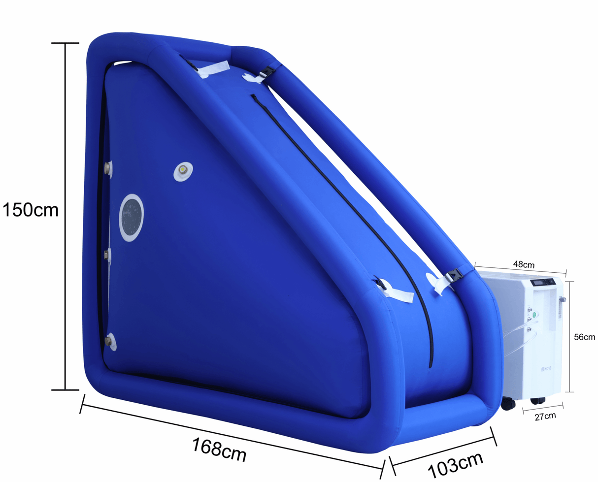 KOVE Hyperbaric Oxygen Chamber Pro | 1.5 ATA Home Recovery System - Kove
