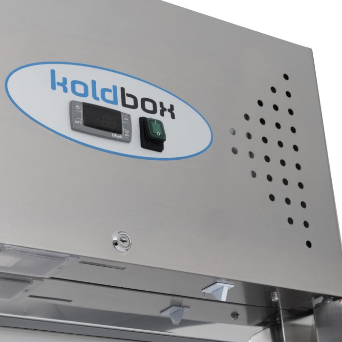 Koldbox Single Door Ventilated GN SS Freezer 600L - KXF600 Refrigeration Uprights - Single Door Koldbox