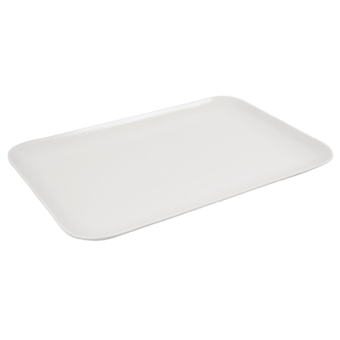 Dalebrook Melamine Large Rectangular Platter White 330mm - L286 Dalebrook