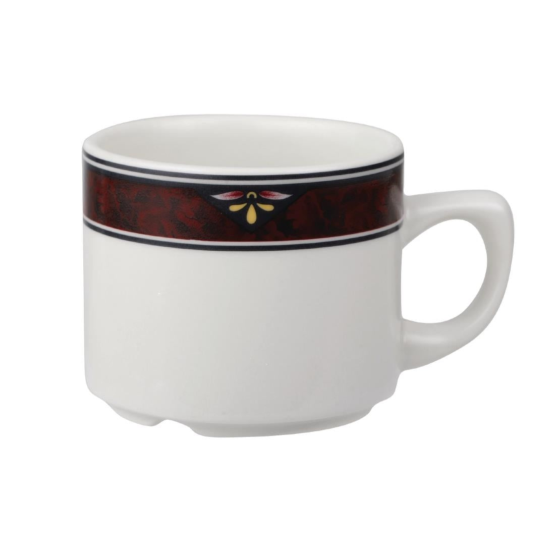 Churchill Milan Maple Tea Cups 199ml (Pack of 24) - M732 Cups and Mugs Churchill