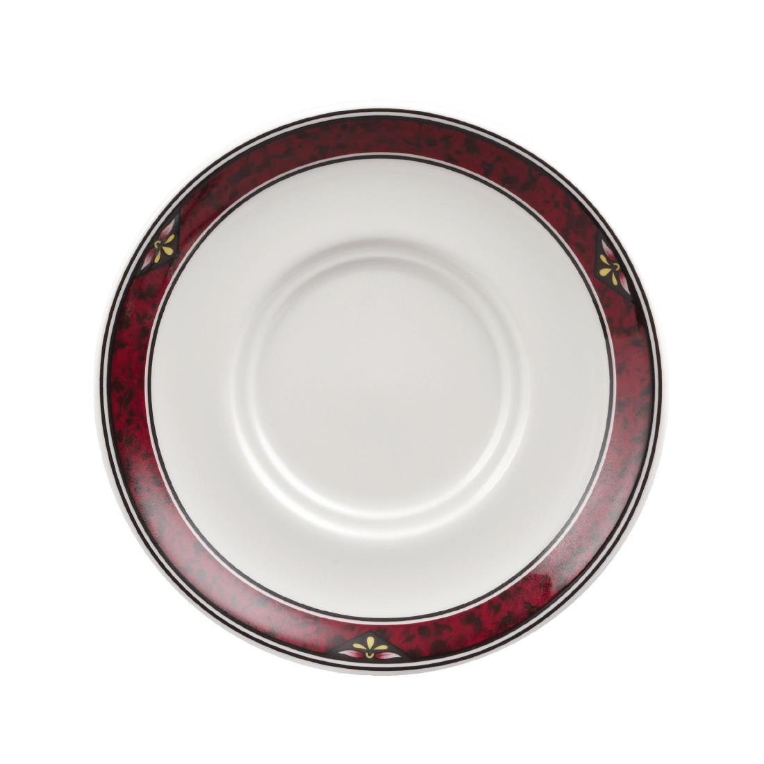 Churchill Milan Maple Saucers 150mm (Pack of 24) - M733 Churchill Super Vitrified Churchill