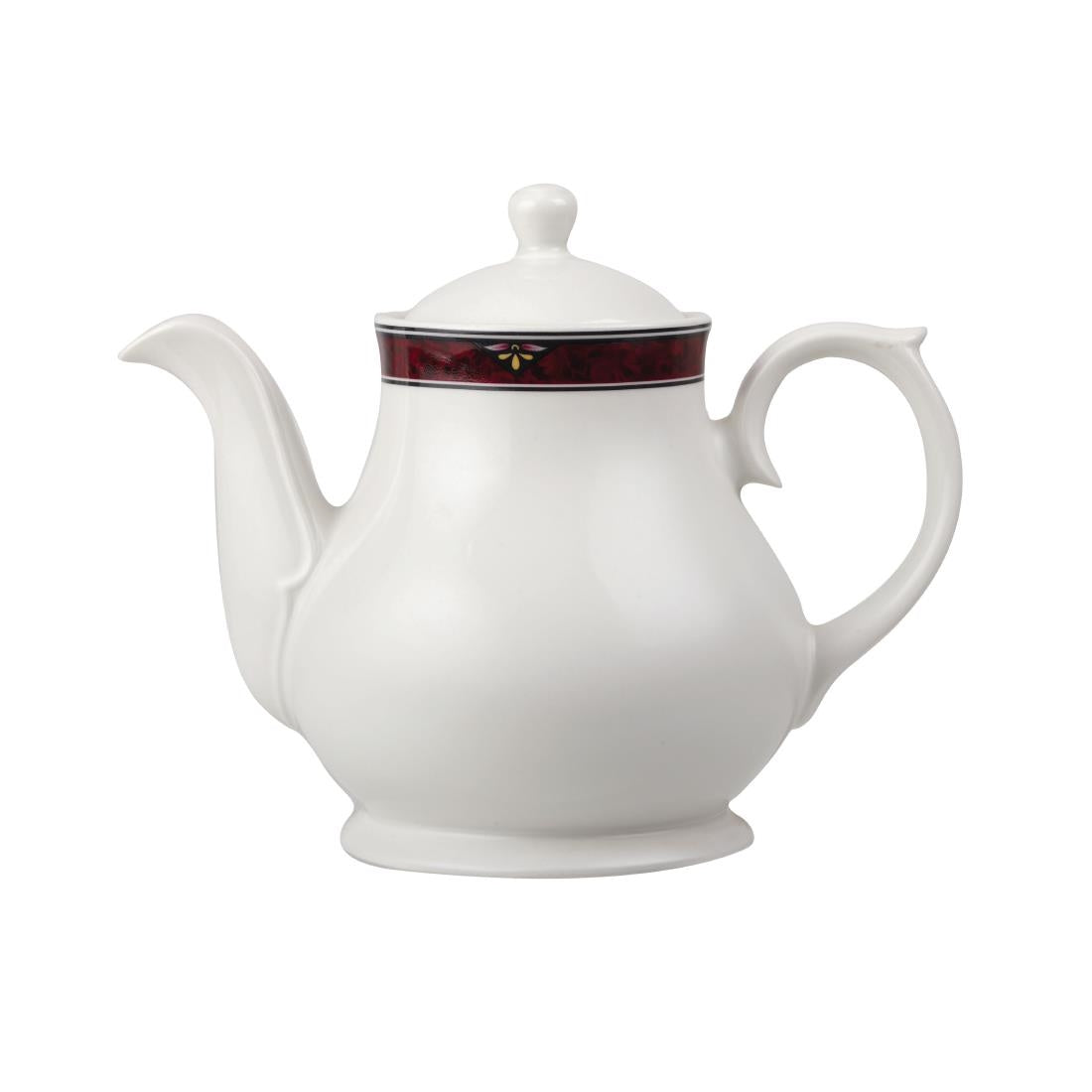 Churchill Milan Tea and Coffee Pots 852ml (Pack of 4) - M955 Churchill Super Vitrified Churchill