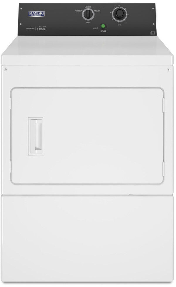 Maytag 10.5kg American Style Vented Front Loader Commercial Dryer | MDE20MNTGW Commercial Tumble Dryers Maytag