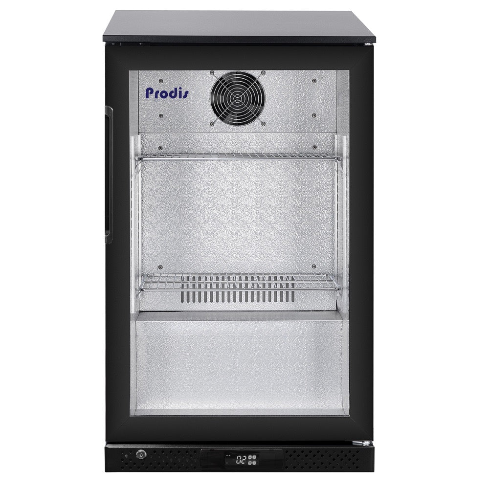 Prodis Single Door 105L Bottle Cooler – 500mm Slimline Commercial Undercounter Back Bar Fridge | NT1SLIM-LE Single Door Bottle Coolers Prodis