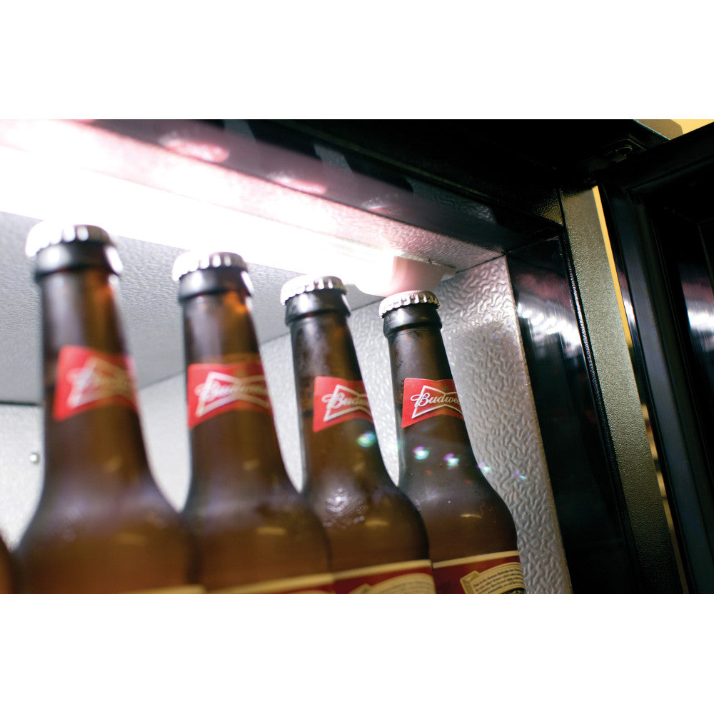 Prodis Single Door 105L Bottle Cooler – 500mm Slimline Commercial Undercounter Back Bar Fridge | NT1SLIM-LE Single Door Bottle Coolers Prodis