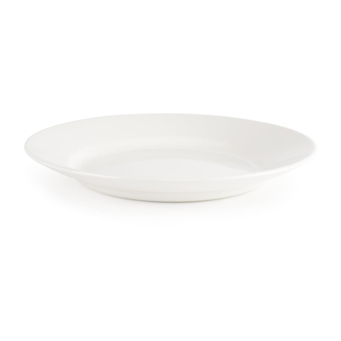 Churchill Whiteware Mediterranean Dishes 254mm (Pack of 12) - P435 Churchill Super Vitrified Churchill