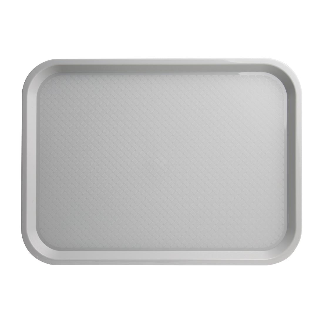 Olympia Kristallon Polypropylene Fast Food Tray Grey Medium 415mm - P502 Olympia