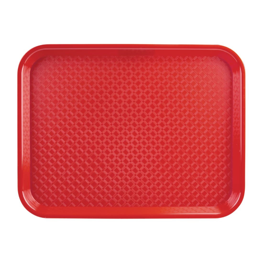 Olympia Kristallon Polypropylene Fast Food Tray Red Large 450mm - P510 Olympia