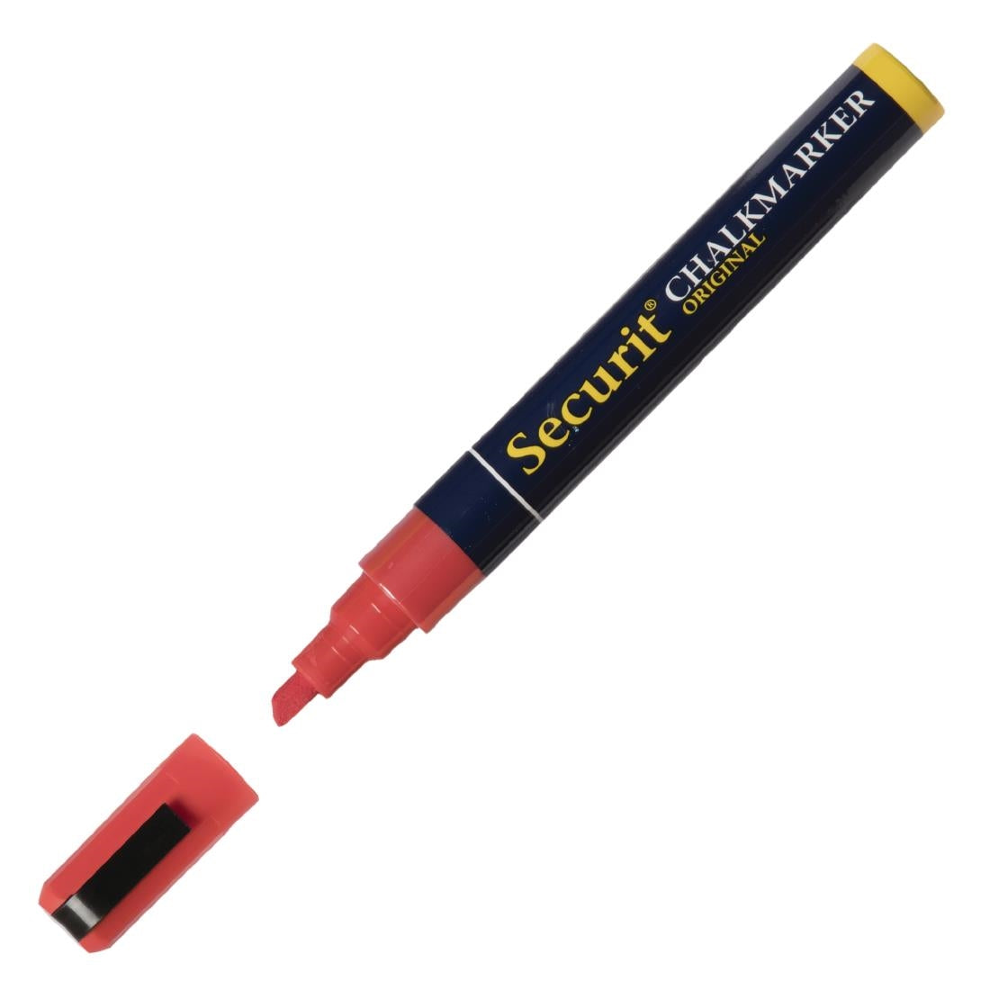 Securit 6mm Liquid Chalk Pen Red - P523 Securit