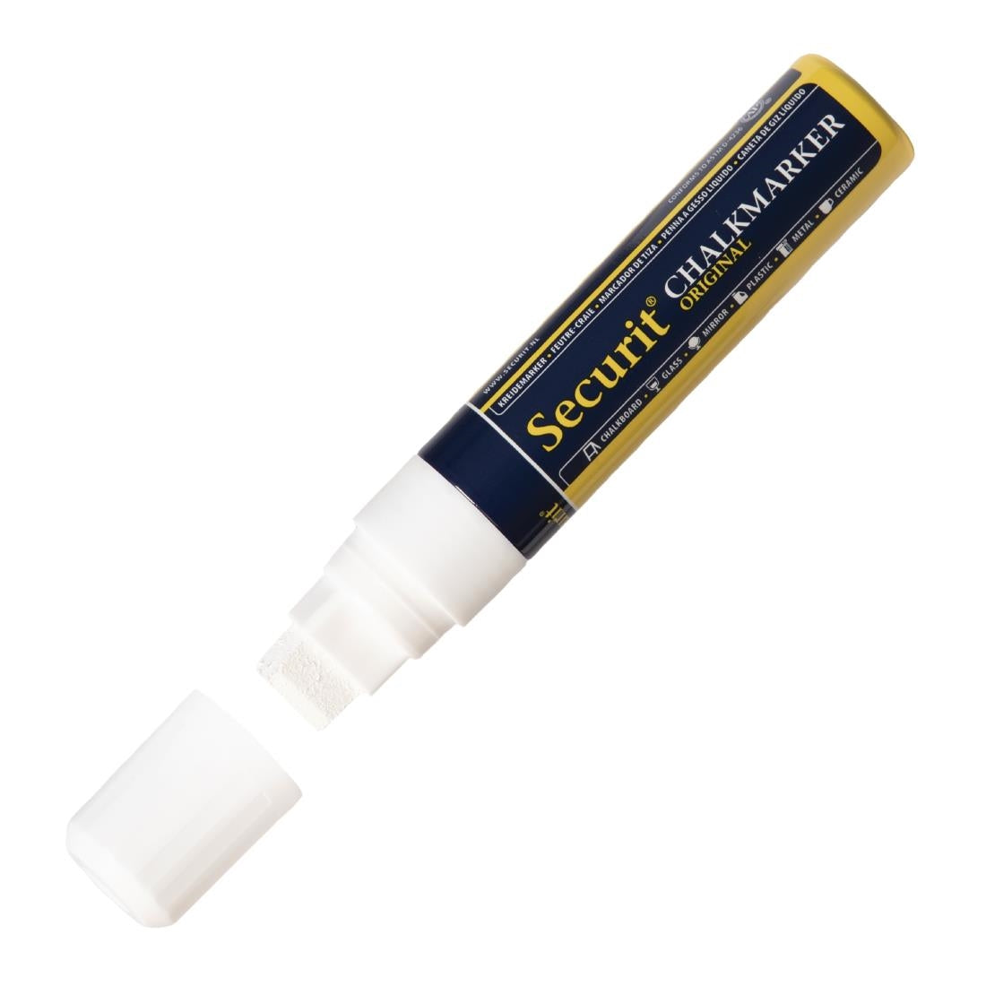 Securit 15mm Liquid Chalk Pen White - P538 Securit