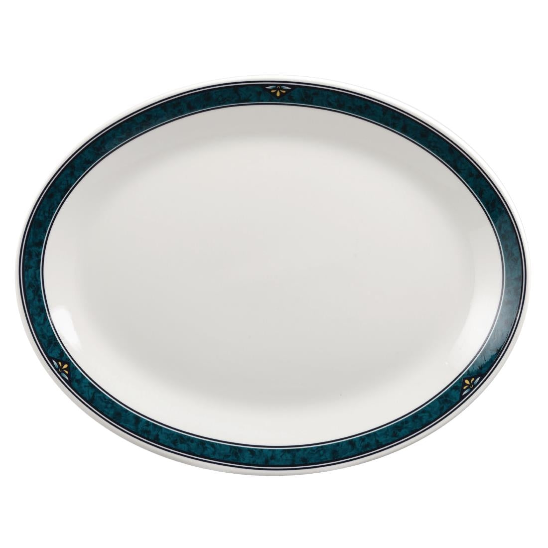 Churchill Verona Oval Platters 305mm (Pack of 12) - P631 Churchill Super Vitrified Churchill