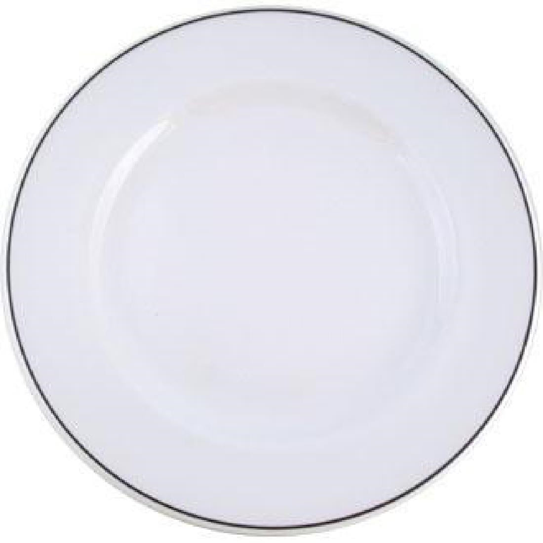 Churchill Black Line Plates 230mm (Pack of 24) - P688 Plates Churchill