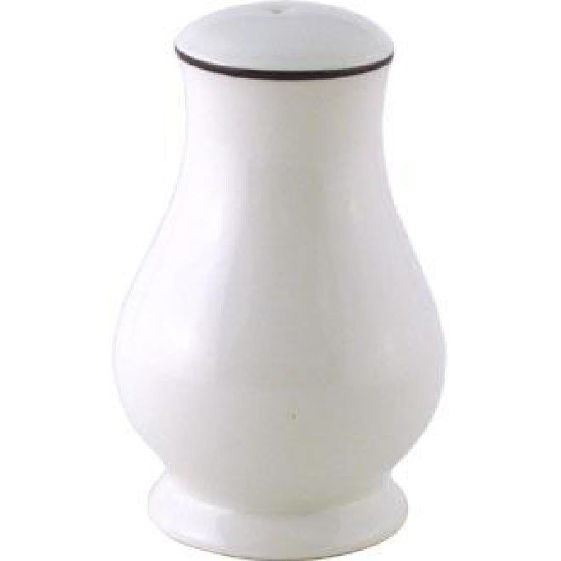 Churchill Black Line Sandringham Pepper Shakers 82mm (Pack of 12) - P701 Churchill Super Vitrified Churchill