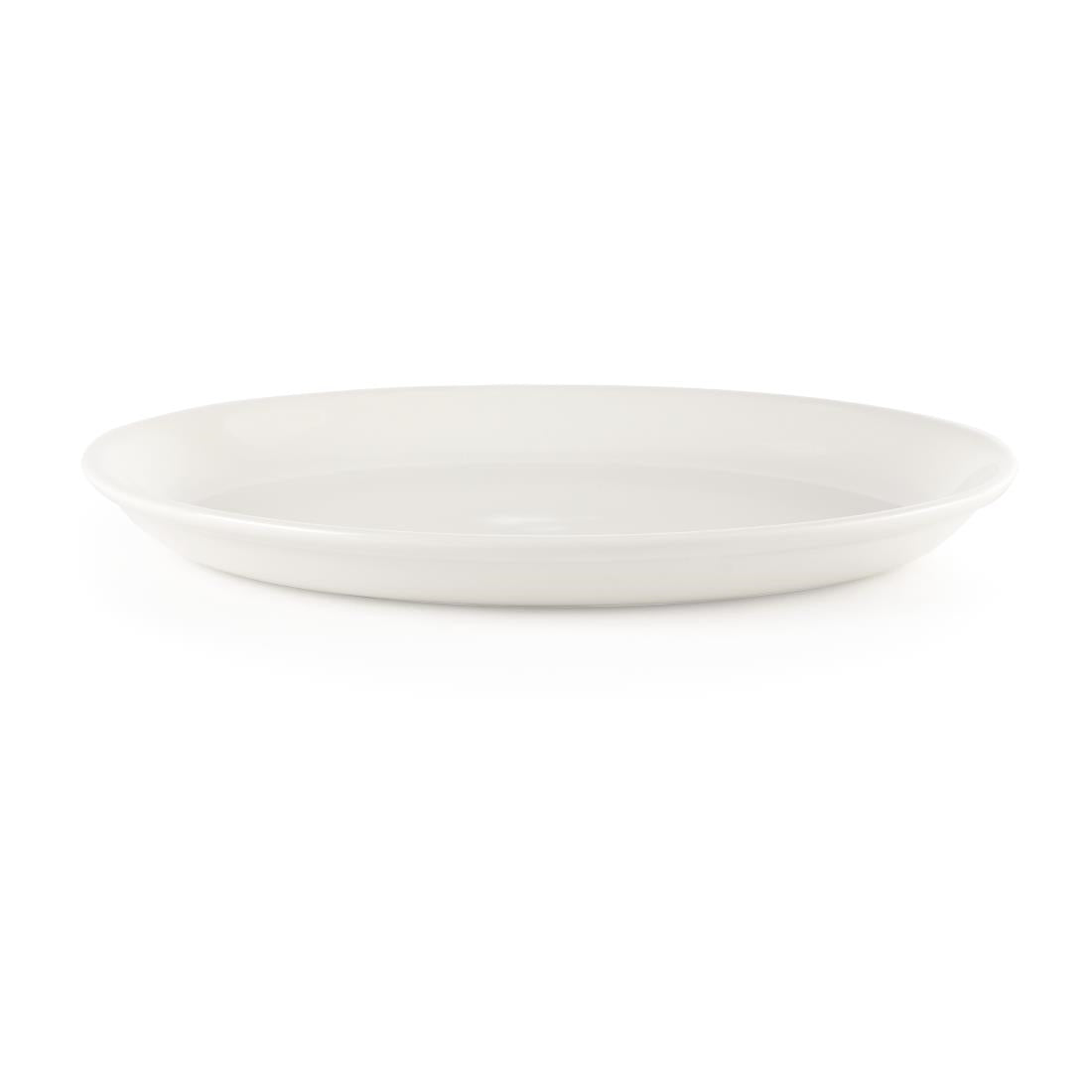 Churchill Whiteware Oval Platters 254mm (Pack of 12) - P744 Churchill Super Vitrified Churchill