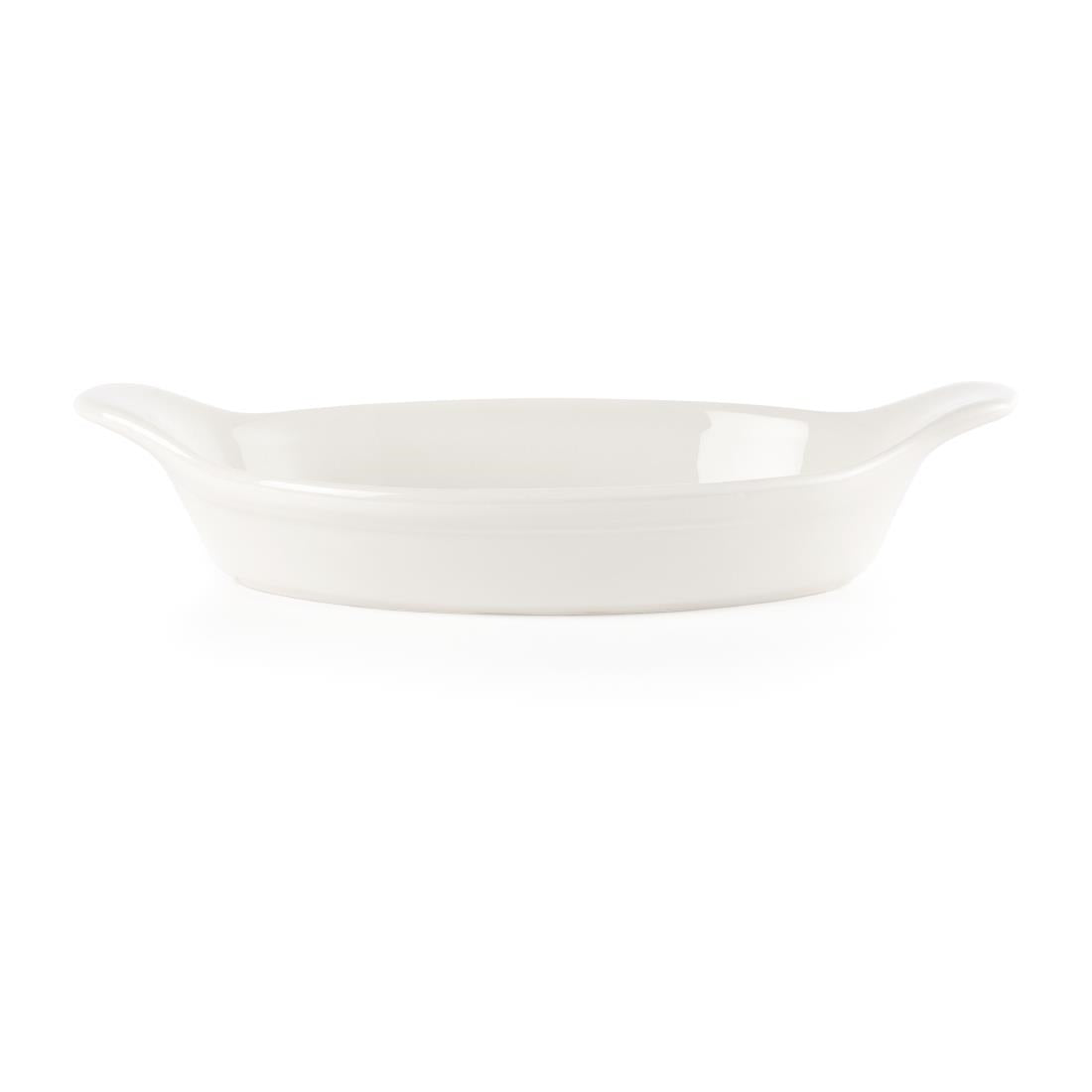 Churchill Oval Eared Dishes 228mm (Pack of 6) - P767 Churchill Super Vitrified Churchill