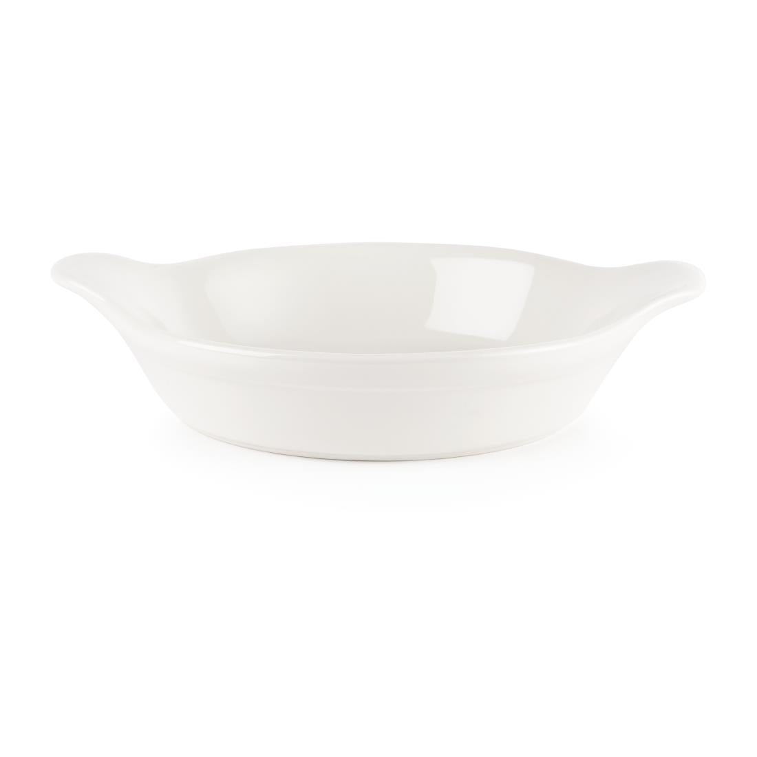 Churchill Round Eared Shirred Egg Dishes 180mm (Pack of 6) - P771 Churchill Super Vitrified Churchill