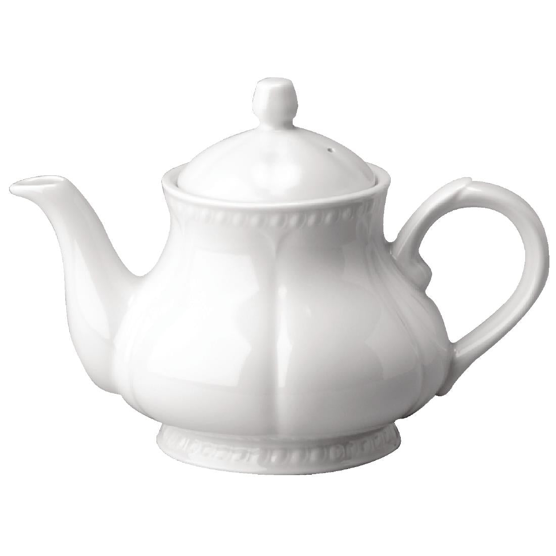 Churchill Buckingham White Teapots 1.13Ltr (Pack of 4) - M529 Churchill Super Vitrified Churchill