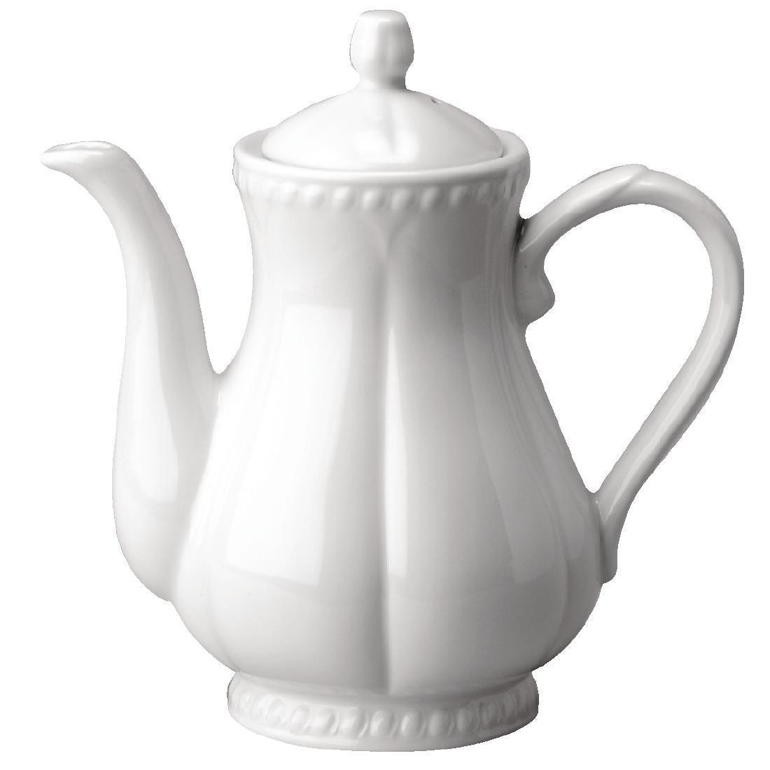 Churchill Buckingham White Coffee Pots 568ml (Pack of 4) - P866 Churchill Super Vitrified Churchill