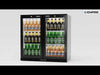 Empire Premium Double Door 208 Litre Bottle Cooler Hinged Doors - CL-210H-EE