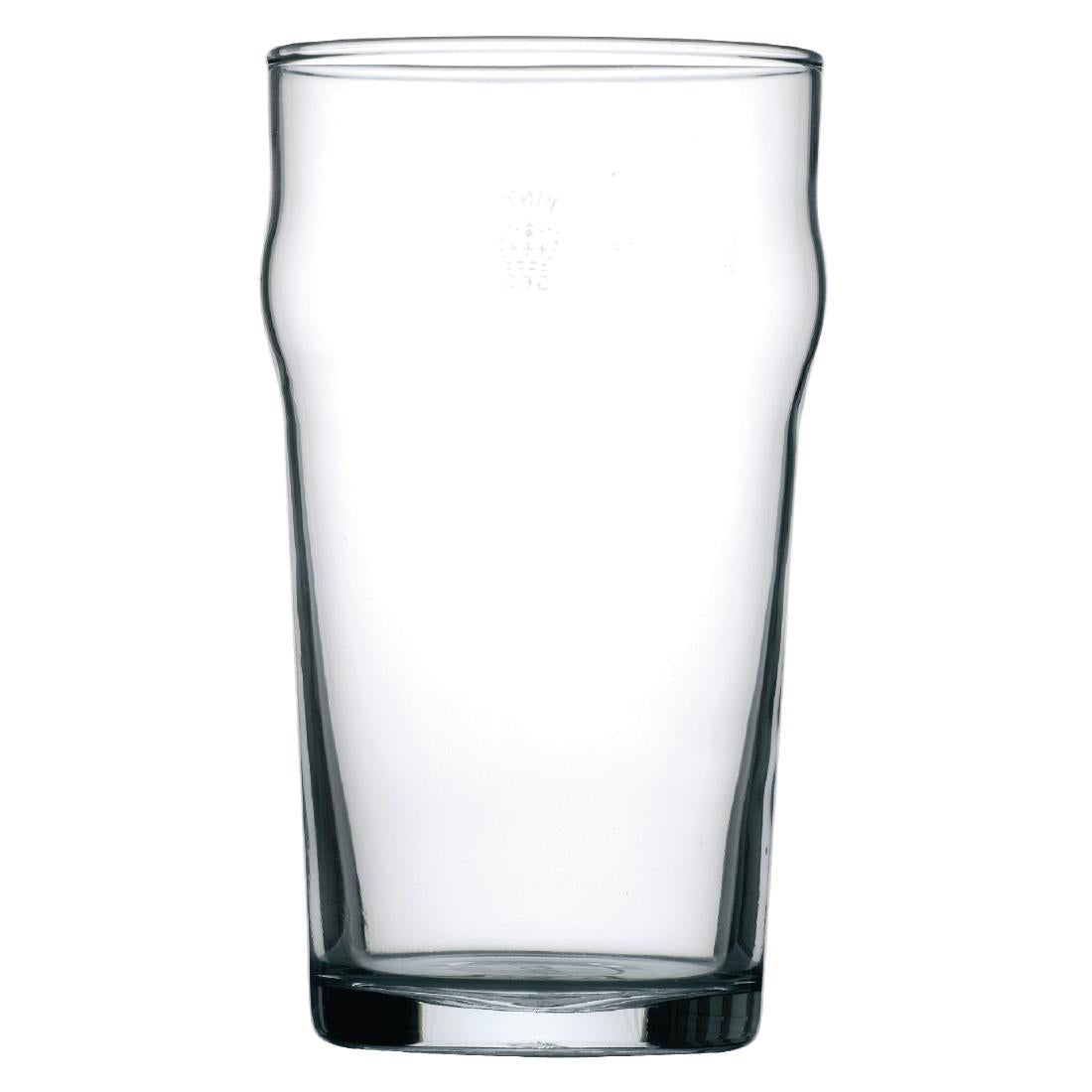 Arcoroc Nonic Pint Glasses 570ml CE Marked (Pack of 24) - FU235 Beer Glasses Arcoroc