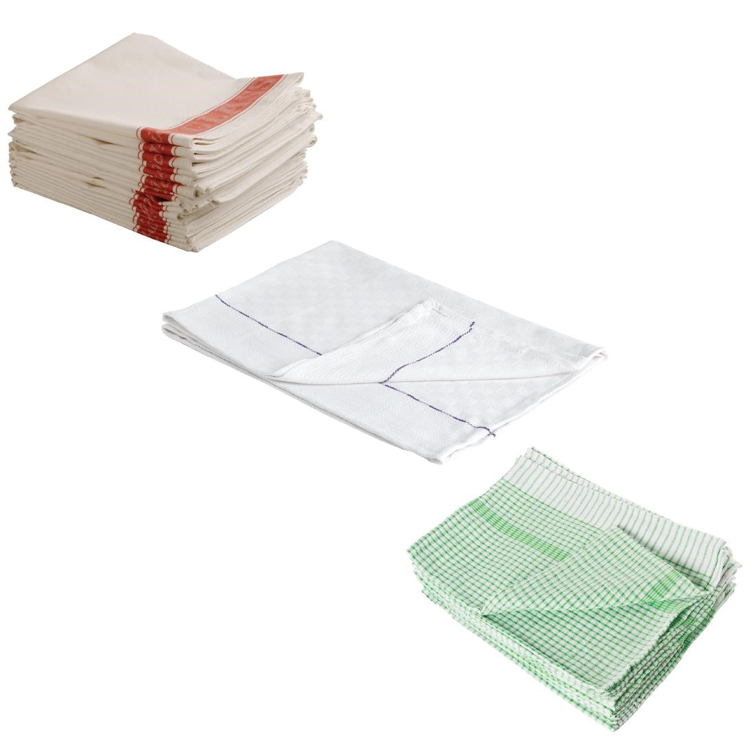 Special Offer Cloths Bundle - Tea Towels, Waiting Cloths and Glass Cloths - S636 Vogue