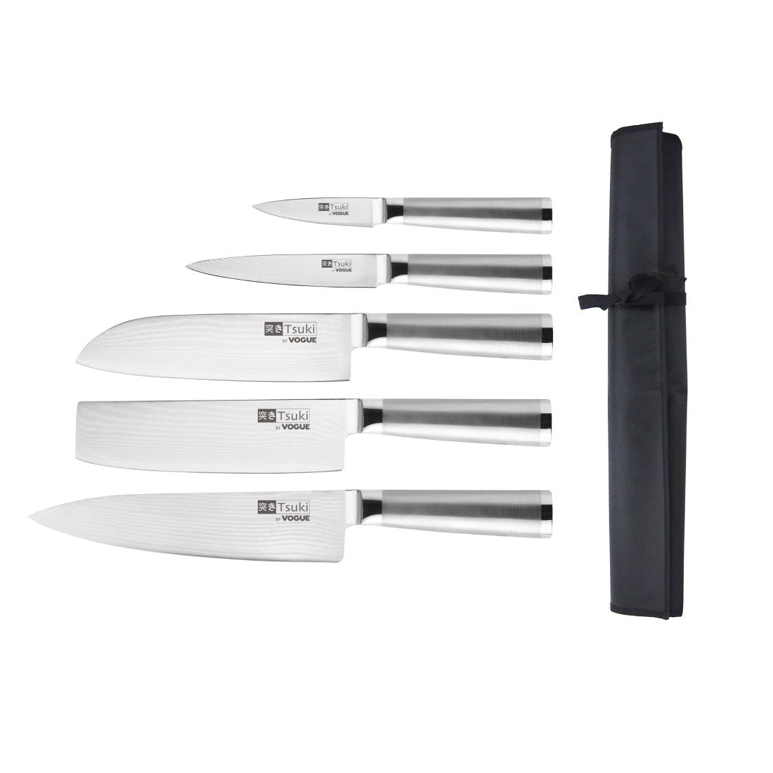 Vogue Tsuki 5 Piece Series 8 Knife Set and Wallet - SA459 Vogue