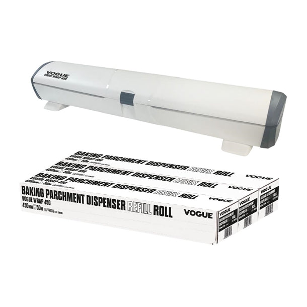 Vogue Wrap 450 Dispenser and Parchment Refill Bundle - SA788 Vogue