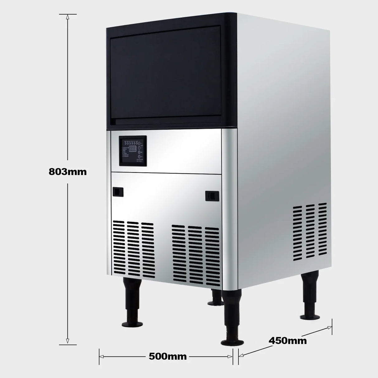 Hamoki Commercial Ice Maker Machine 36kg Output / 15kg Storage - 281001 Ice Machines Hamoki
