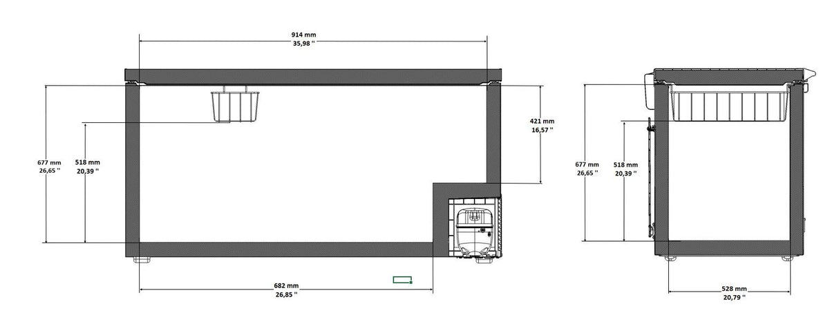 Sterling Pro Multipurpose Chest Freezer / Chiller With White Lid 305 Litres - SPC300 Chest Freezers Sterling Pro