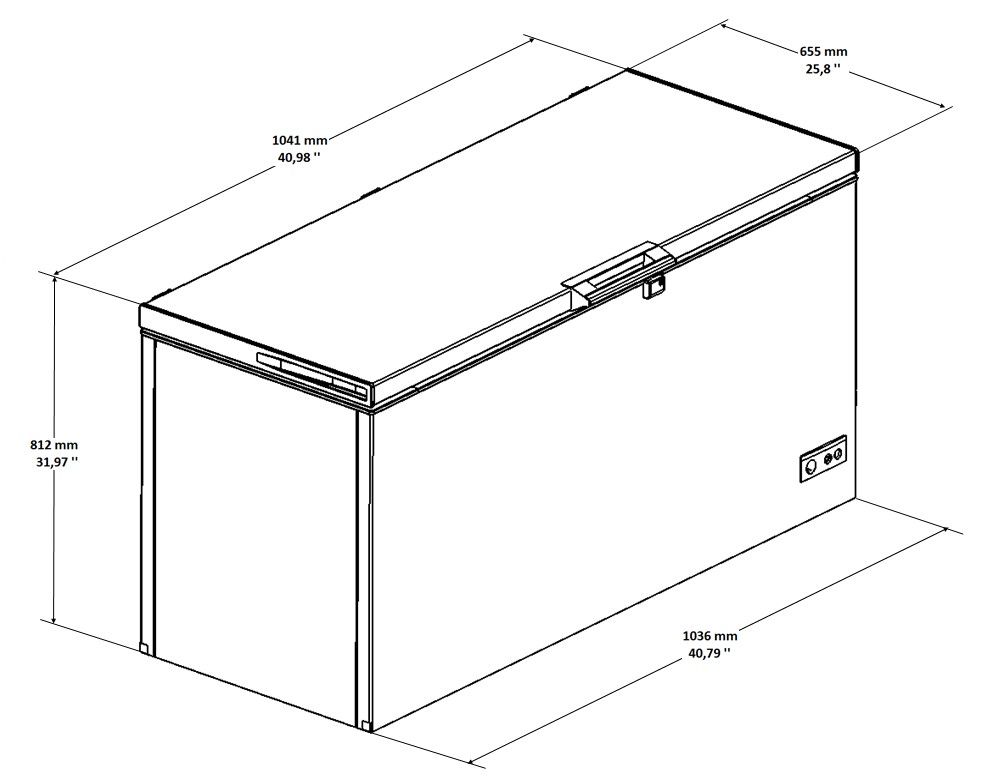 Sterling Pro Multipurpose Chest Freezer / Chiller With White Lid 305 Litres - SPC300 Chest Freezers Sterling Pro