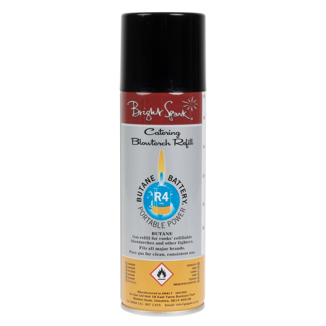 Bright Spark Butane Lighter Fuel 125g - T271 Bright Spark