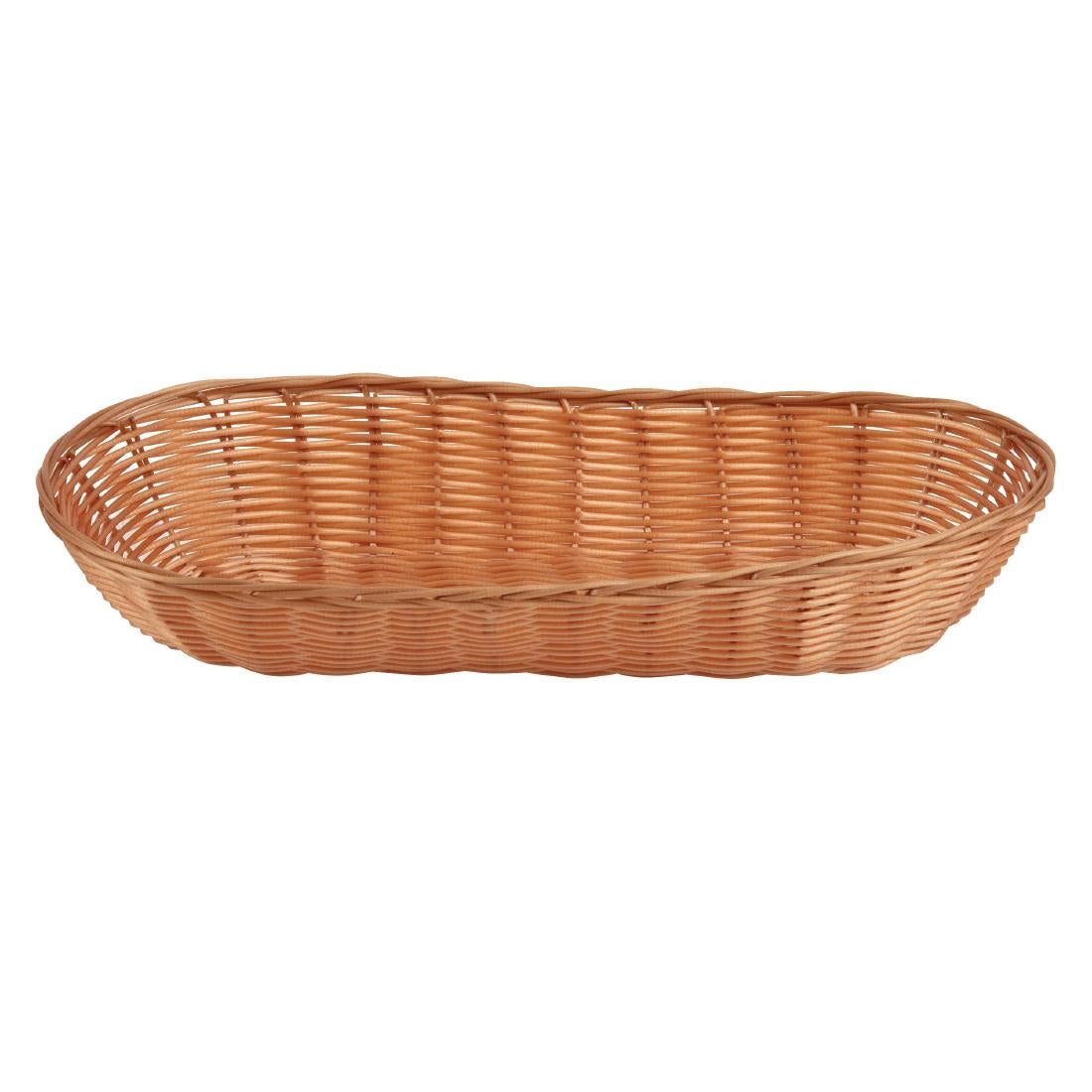 Olympia Poly Wicker Large Baguette Basket (Pack of 6) - T366 Olympia