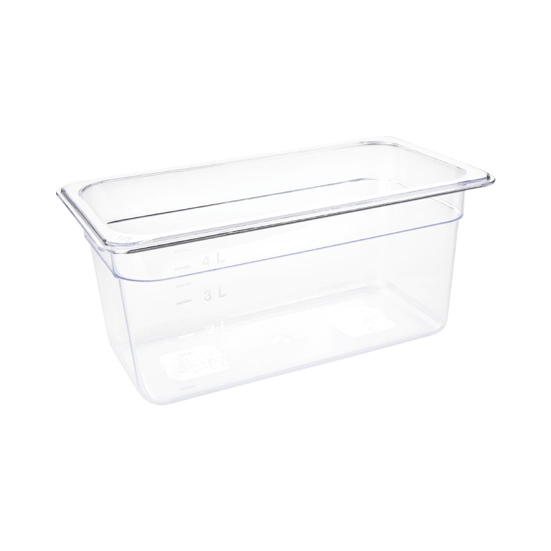 Vogue Polycarbonate 1/3 Gastronorm Container 150mm Clear - U234 Vogue