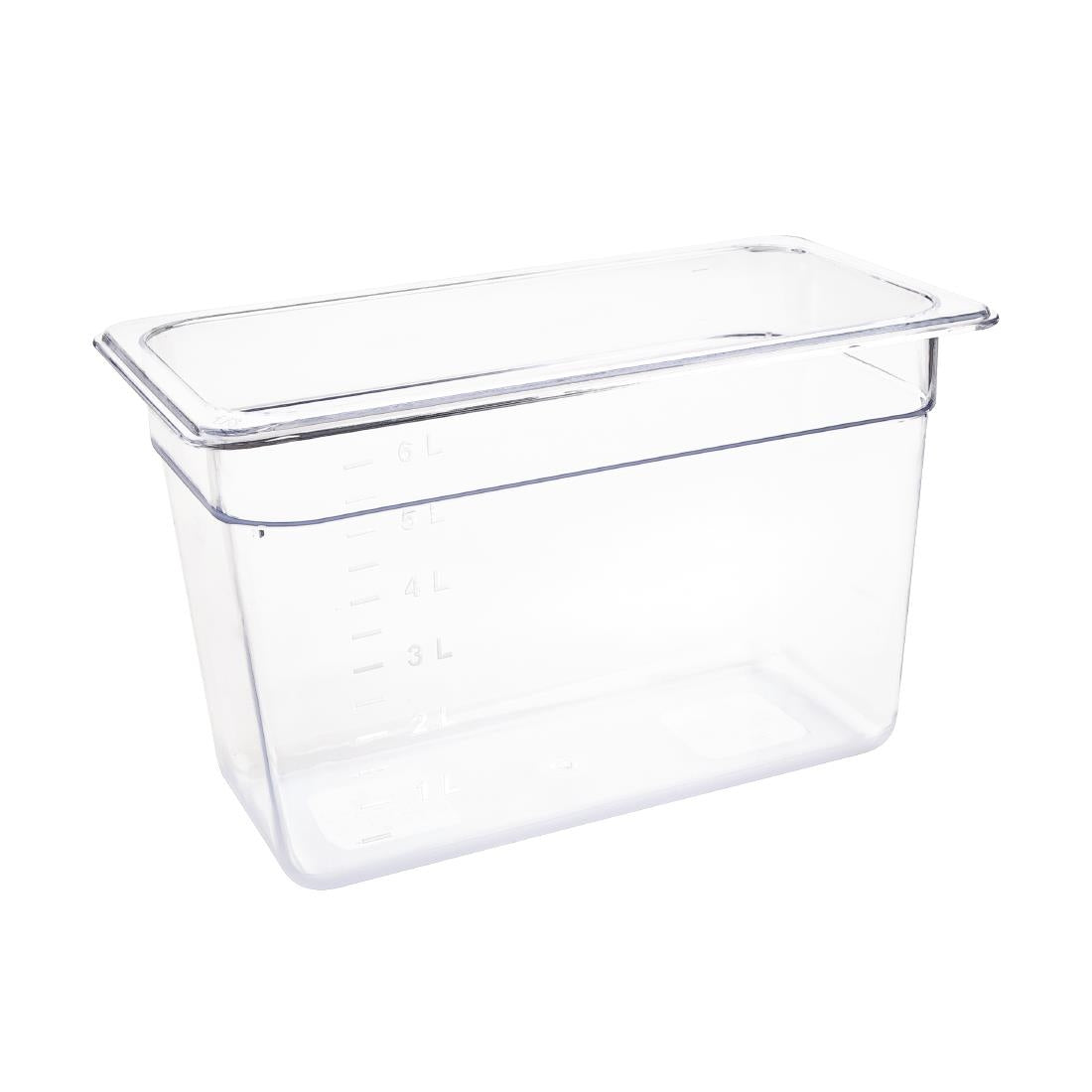 Vogue Polycarbonate 1/3 Gastronorm Container 200mm Clear - U235 Vogue