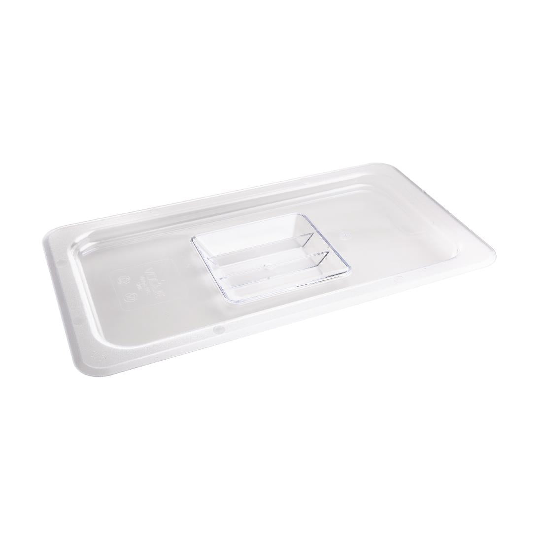 Vogue Polycarbonate 1/3 Gastronorm Lid Clear - U246 Vogue