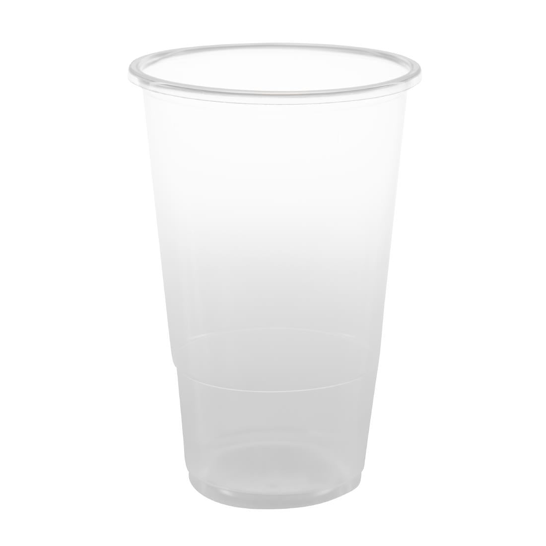 eGreen Flexy-Glass Recyclable Half Pint To Line UKCA CE Marked 284ml (Pack of 1000) - U364 Plastic Drinkware eGreen