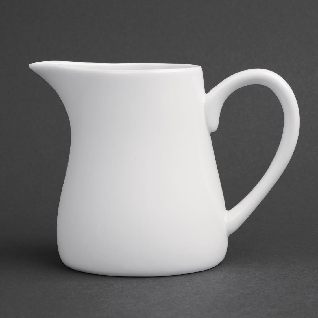 Olympia Whiteware Cream and Milk Jugs 212ml (Pack of 6) - U820 Olympia Crockery Olympia