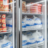 Prodis Heavy Duty Low Energy Triple Door Display Freezer | XPD1850-N-G-LE Upright Glass Door Freezers Prodis