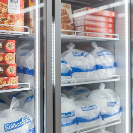 Prodis Heavy Duty Low Energy Triple Door Display Freezer | XPD1850-N-G-LE Upright Glass Door Freezers Prodis