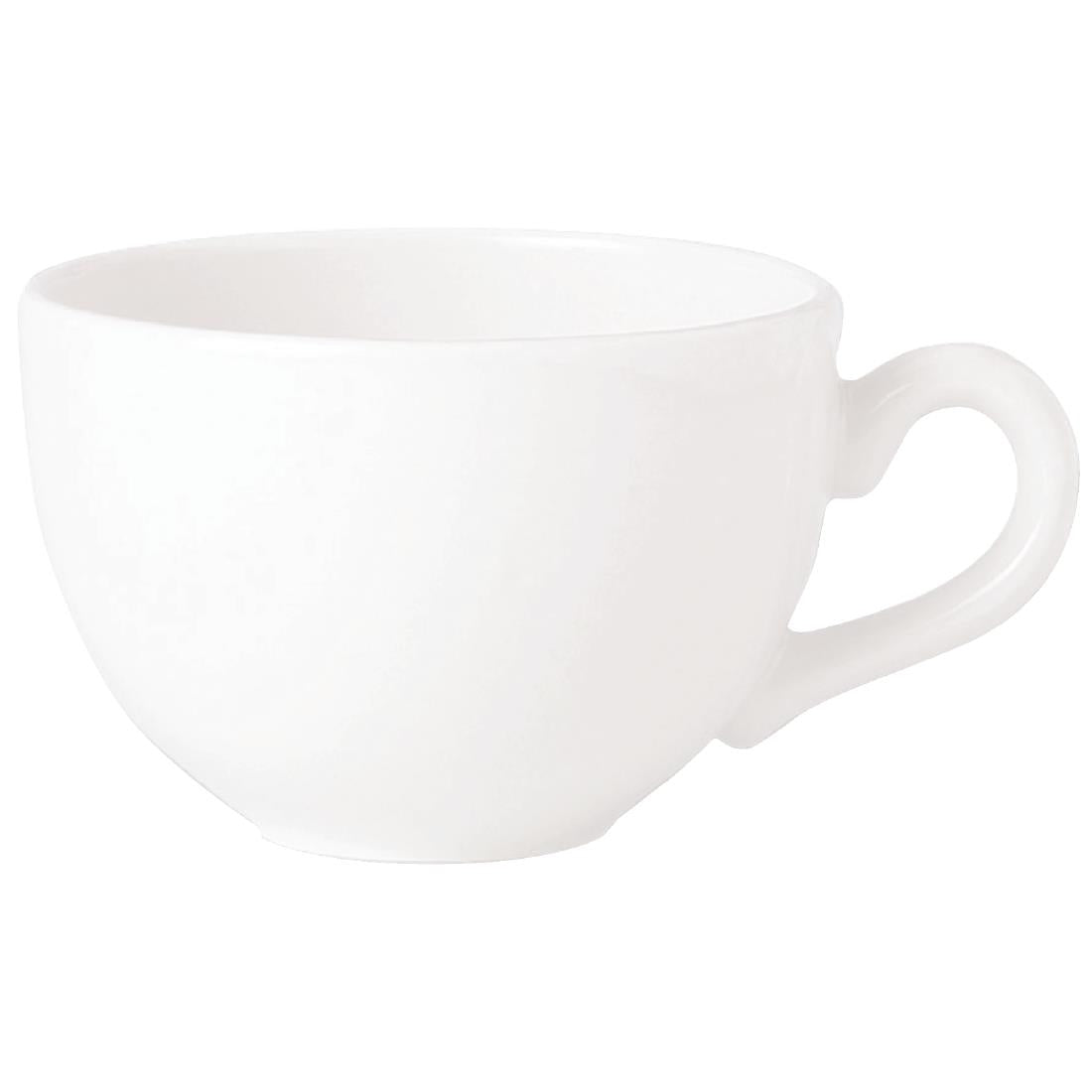 Steelite Simplicity White Low Empire Cups 340ml (Pack of 36) - V0037 Cups and Mugs Steelite