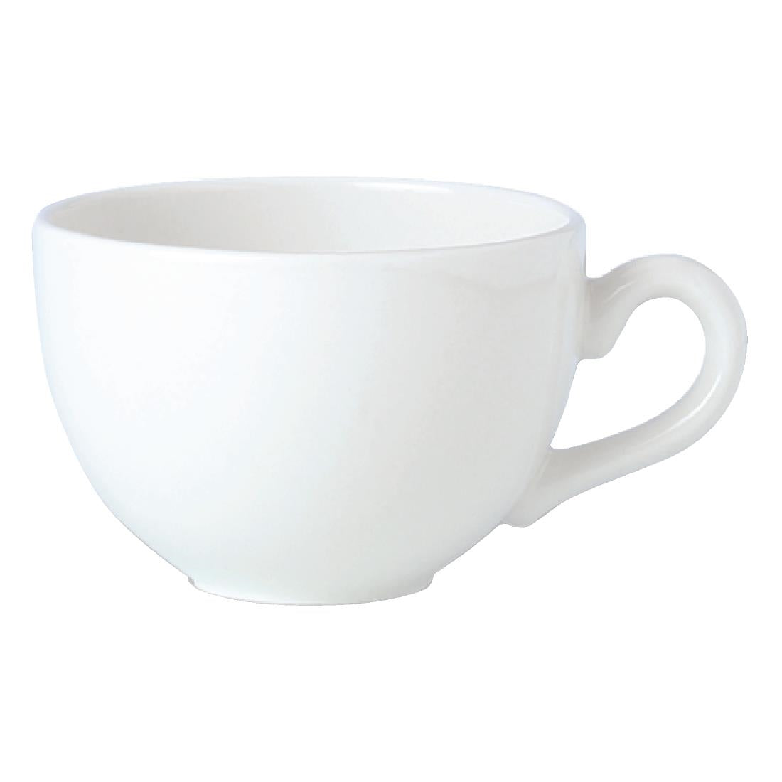 Steelite Simplicity White Low Empire Cups 227ml (Pack of 36) - V0066 Cups and Mugs Steelite