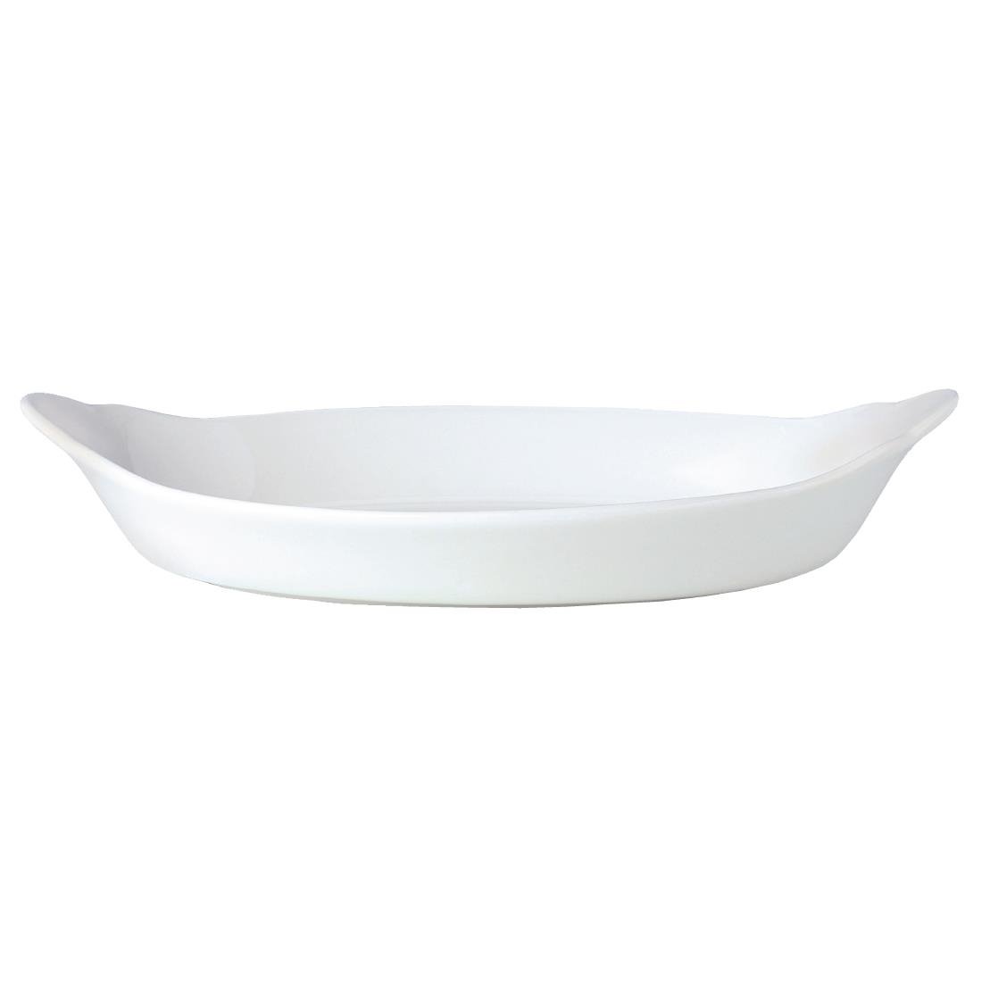 Steelite Simplicity Cookware Oval Eared Dishes 305mm (Pack of 12) - V0149 Steelite Performance Steelite